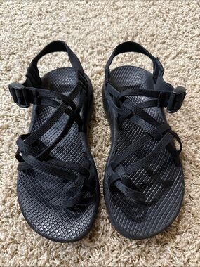 Chaco ZX/2 Dual Strap Classic Sandals Black Size 8